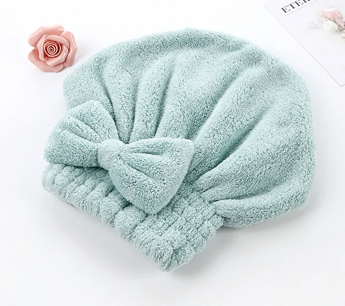 Впитывающее полотенце Воду для душа банные шапки волос сухое банная шапочка | Дом