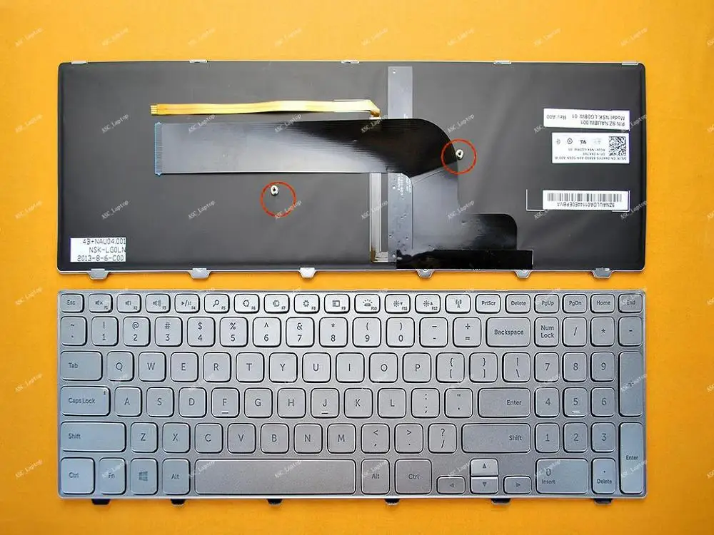 Новая Оригинальная английская QWERTY клавиатура для Dell Inspiron 15 7000 серии 7537 ноутбук с