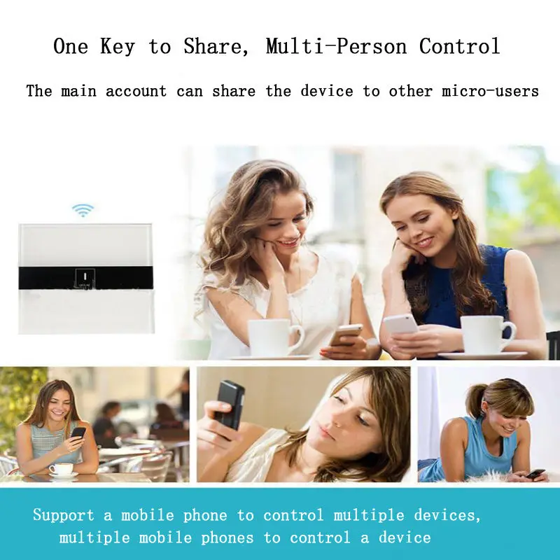 Смарт-переключатель 3 банды беспроводной пульт дистанционного управления свет