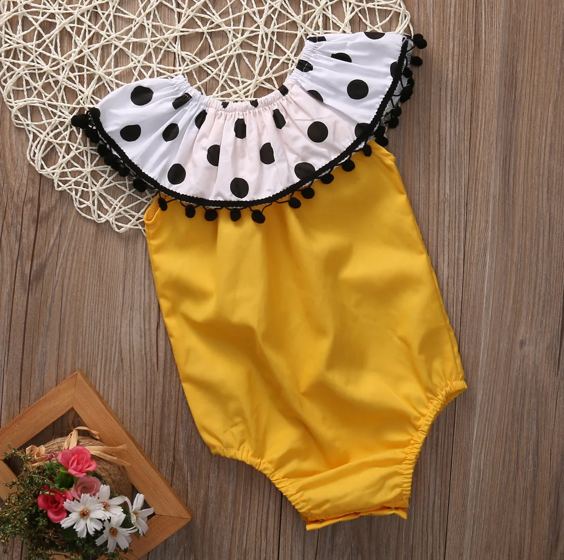 Pudcoco/Лидер продаж Летнее Детское Боди с цветочным рисунком для маленьких девочек