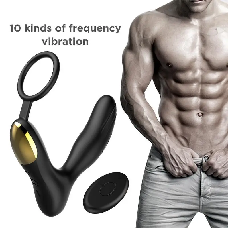 Вибратор двойной мужской анальный секс тихий двигатель 10 скоростей массажер