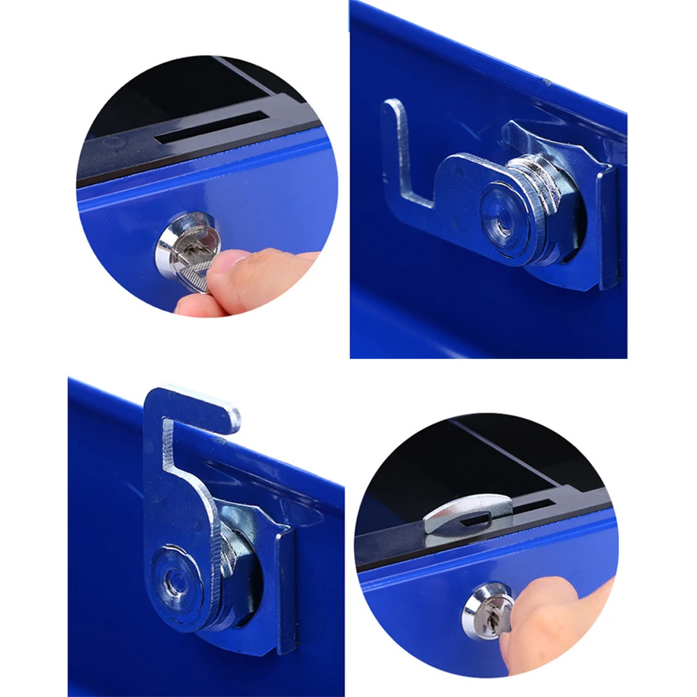 Мини Портативный сталь Сейф для наличности Box Запираемый монета безопасности