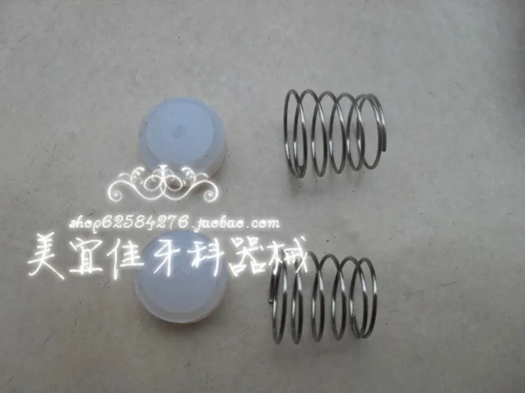 2pcs Dental materials air compressor pump oil-free mute one-way valve seal pad spring set | Спорт и развлечения