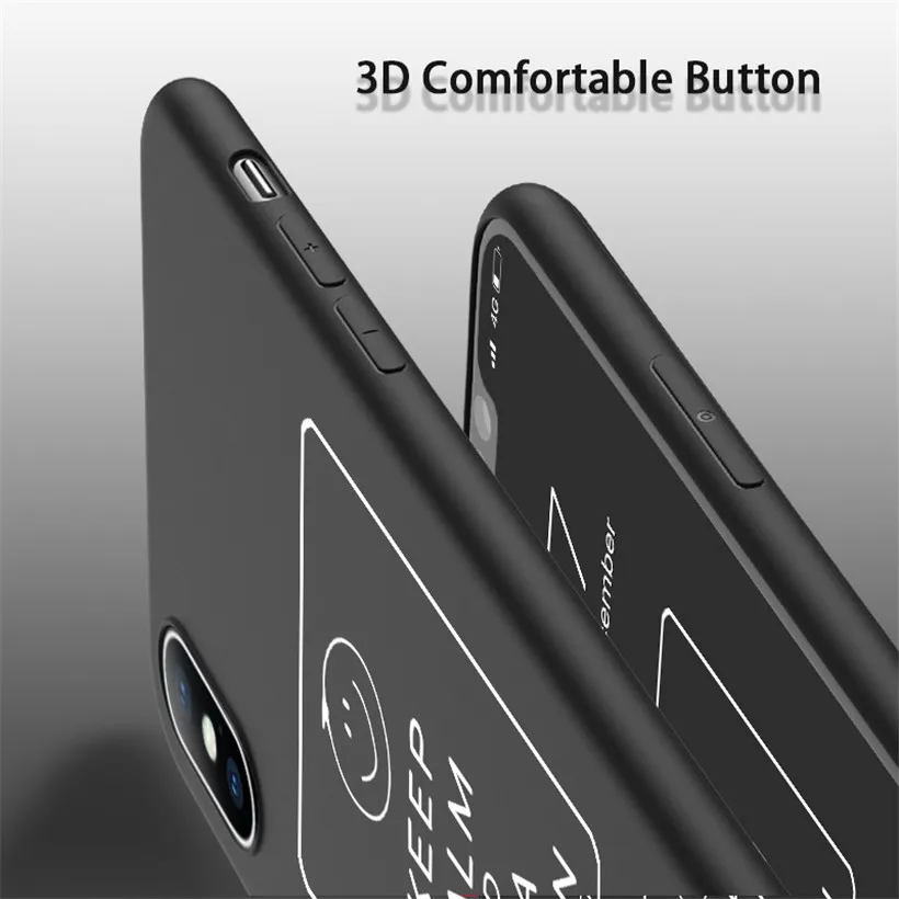 Ультратонкий Мягкий ТПУ чехол USLION для iPhone 7 6 6s 8 Plus 5 5S SE Smile чехлы телефонов с