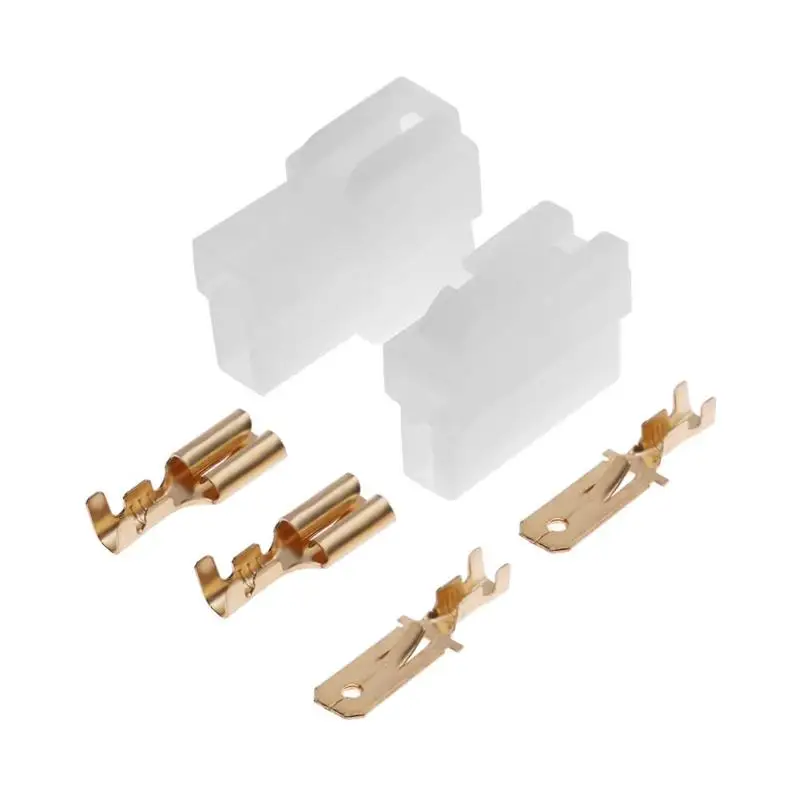 6 шт. T Type 2 Pin DC Power мужские и женские разъемы обычная пластиковая вилка для Kenwood Yaesu