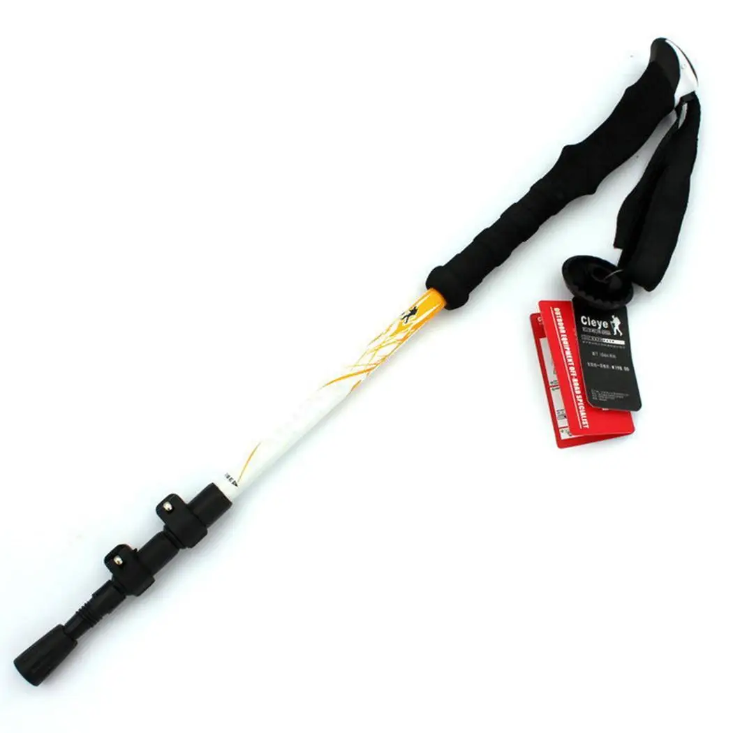 Сверхлегкий 3 секции тростника складной регулируемый треккинг полюс EVA пены