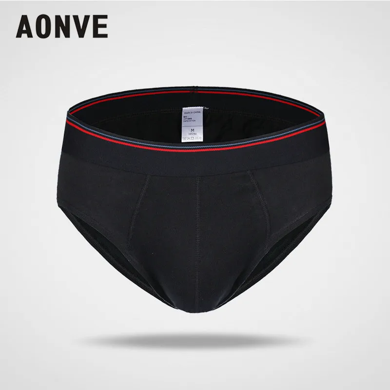 Aonve мужские нижнее белье сексуальные плавки s Cuecas кальсоны однотонные Vetement Homme |