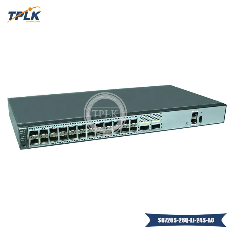 Wholesele Хуа Вэй S6720S-26Q-LI-24S-AC 24 портов 10 GE SFP + 2 порта 40 QSFP порты ethernet гигабитный