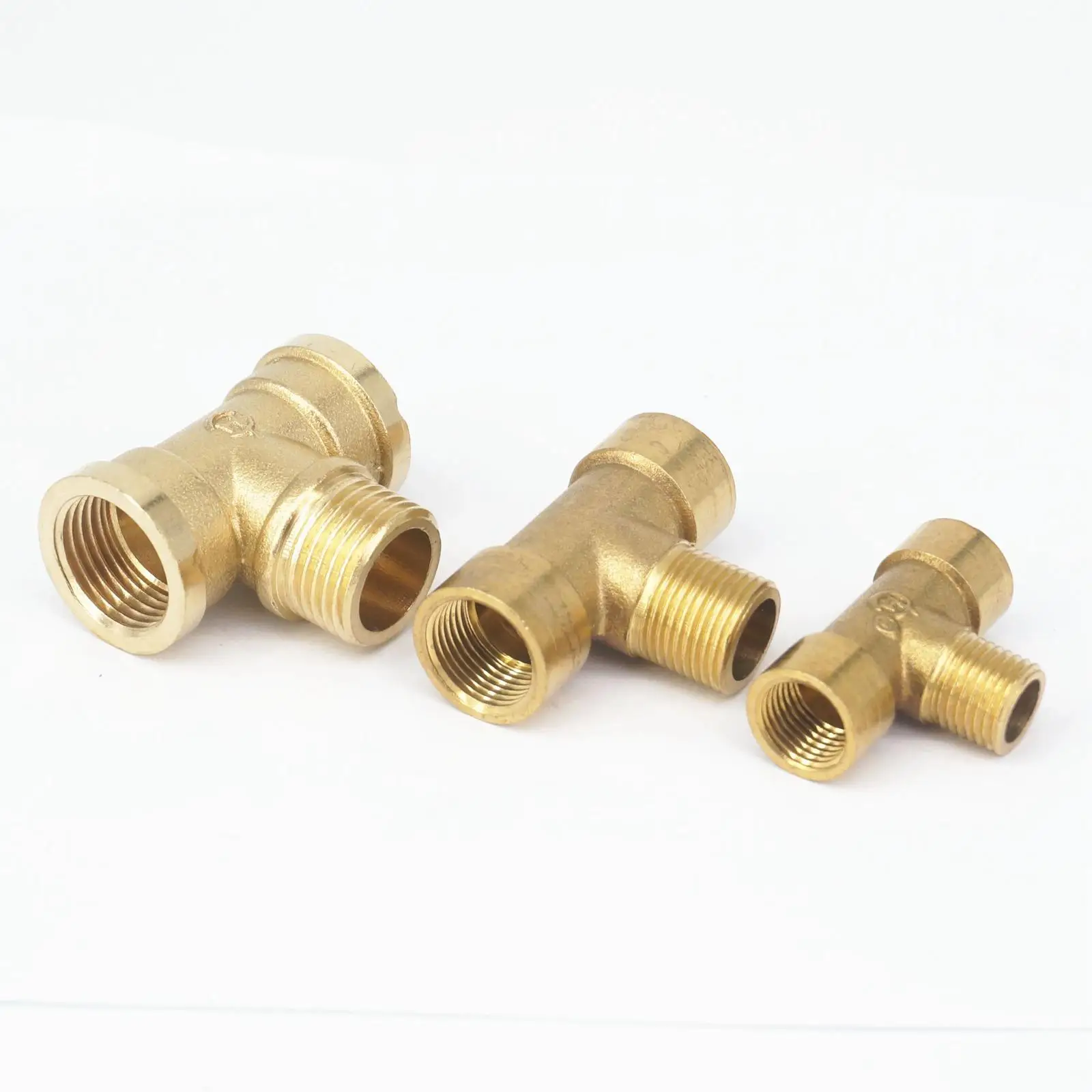 1/8 &quot1/4&quot 3/8 &quot1/2&quot BSP Female Male тройник 3 ходовой латунный сплиттер труба фитинг
