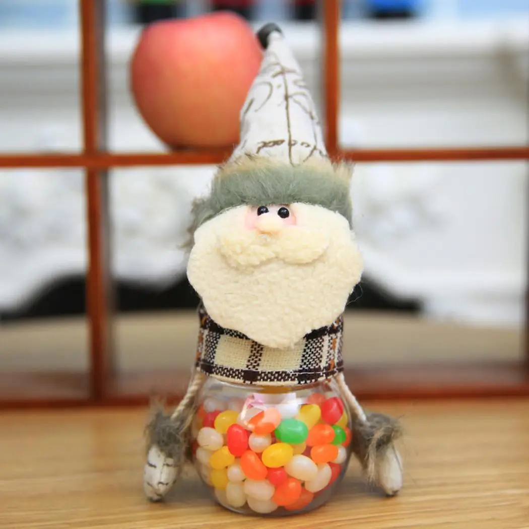 Cute Multicolor Candy Box Christmas Style Home As Picture Decoration Elk Snowman Old | Дом и сад