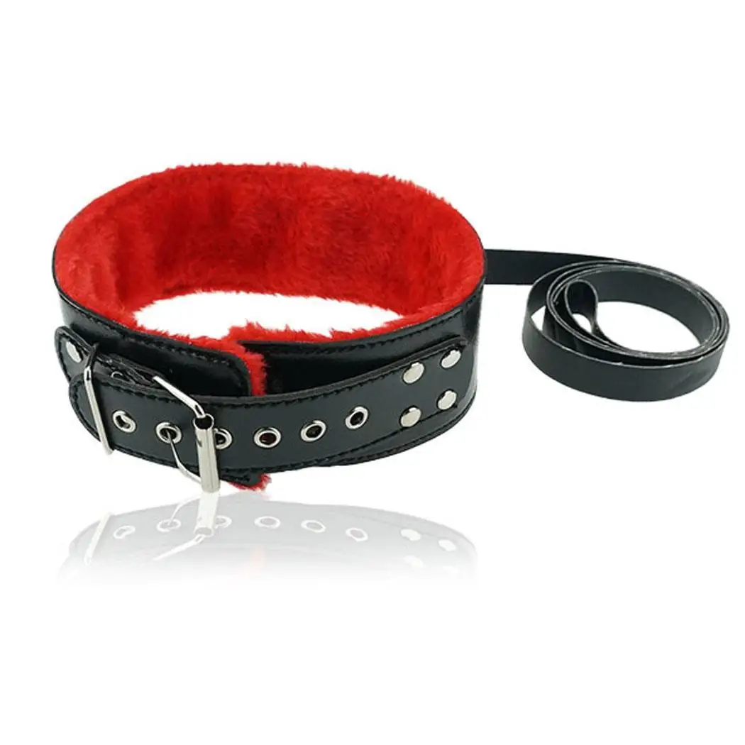 Li bo 8 PCSBondage игрушки экзотическая бижутерия новый PU меховой платок лодыжки манжеты