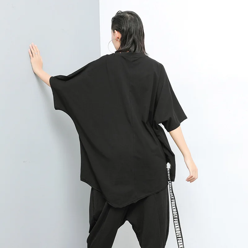 Max LuLu 2019 Luxury European Summer Ladies Harjuku Tops Womens Printed T Shirt Casual Streetwear Female Long T-shirts Plus Size | Женская