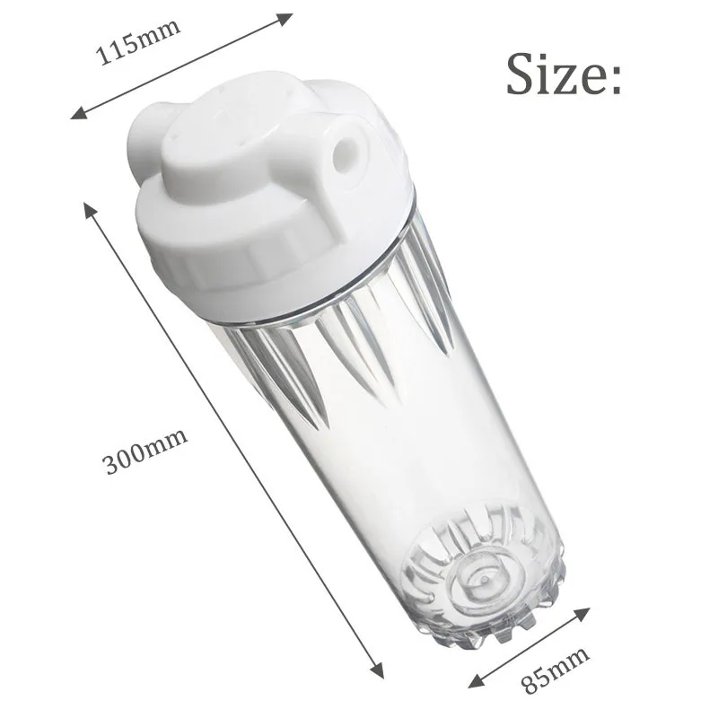 10 inches of Explosion-proof Bottle Filter Water Filte Transparent filter Purifiers Accessories Home Appliance |