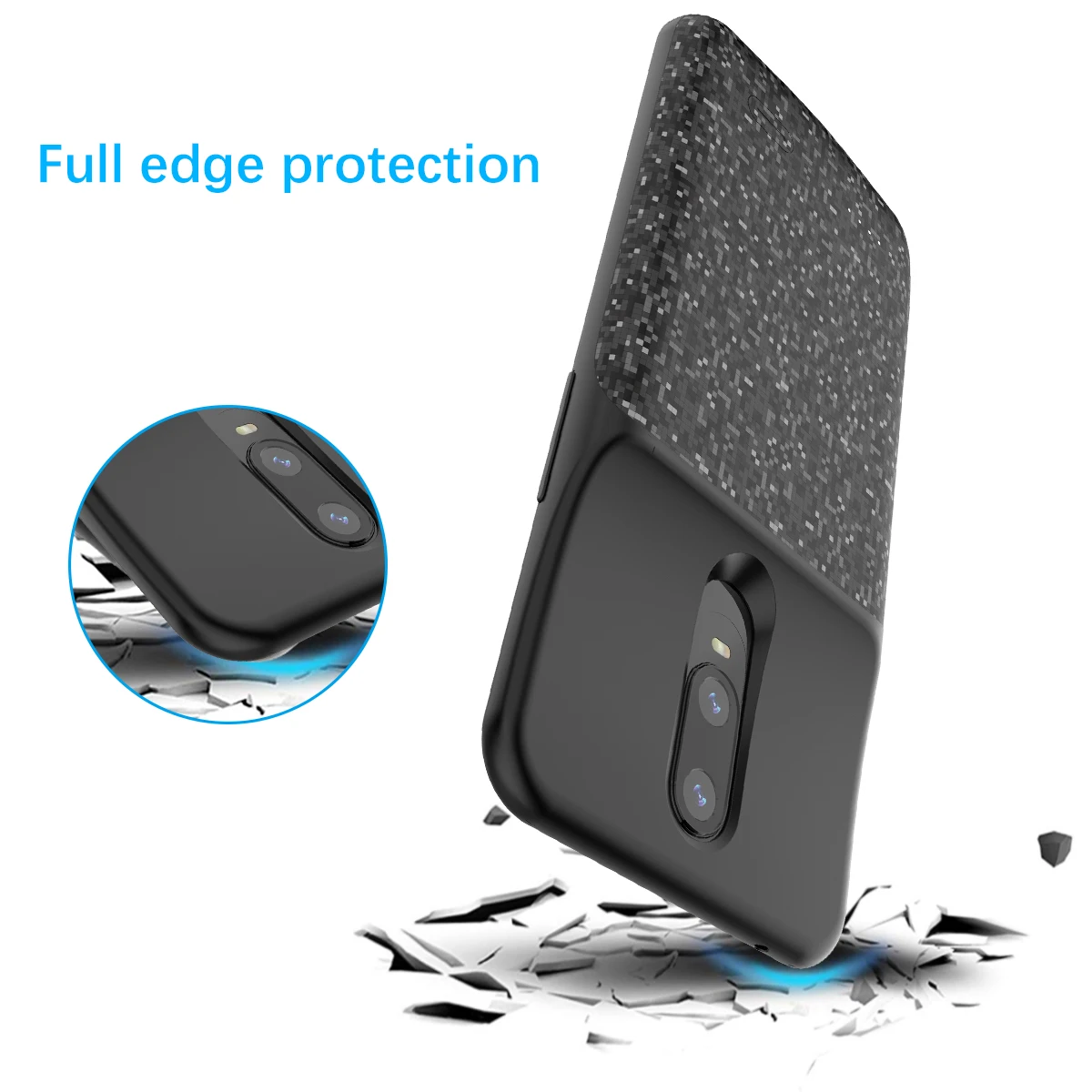 Для OPPO R17/R17 Pro Чехол 5200 мАч внешний резервный аккумулятор зарядное устройство