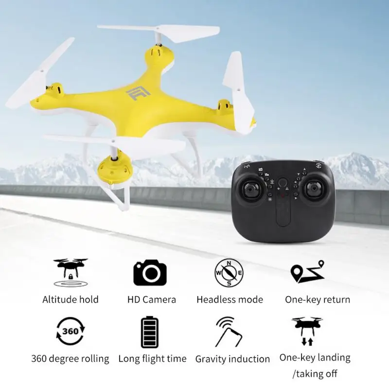 2.4GH 6-осевой гироскоп Радиоуправляемый Дрон с камерой 2 МП Wifi FPV удерживающий