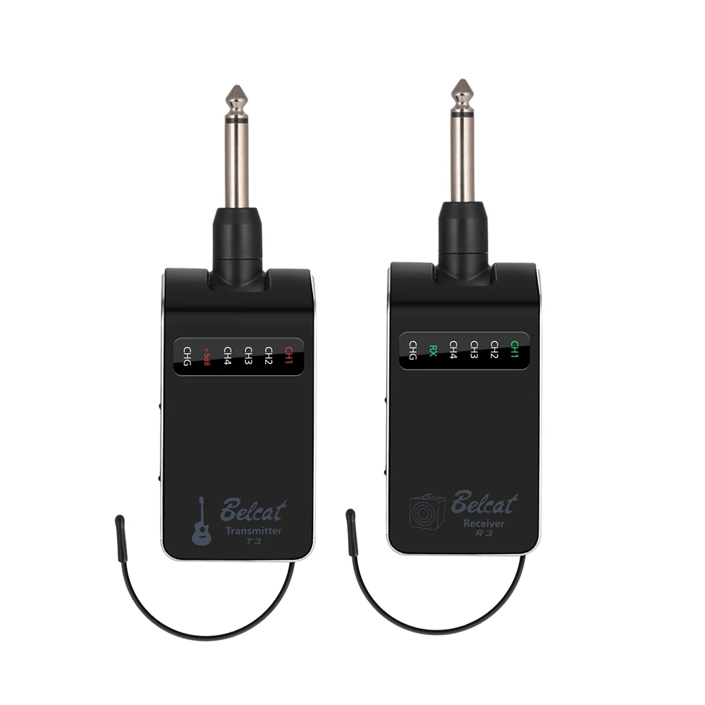 Беспроводная гитарная система Belcat T3R3 UHF электрогитара бас-аудио передатчик