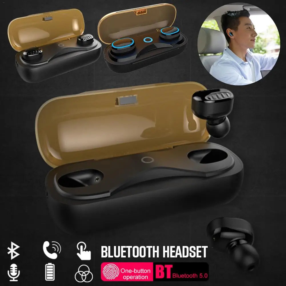 Сенсорный беспроводной Bluetooth 5 0 наушники-вкладыши бинауральные IPX7