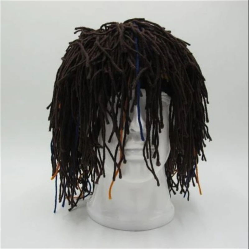 Шапка бини для парика Rasta шляпа из искусственных камней регги дредов африканские
