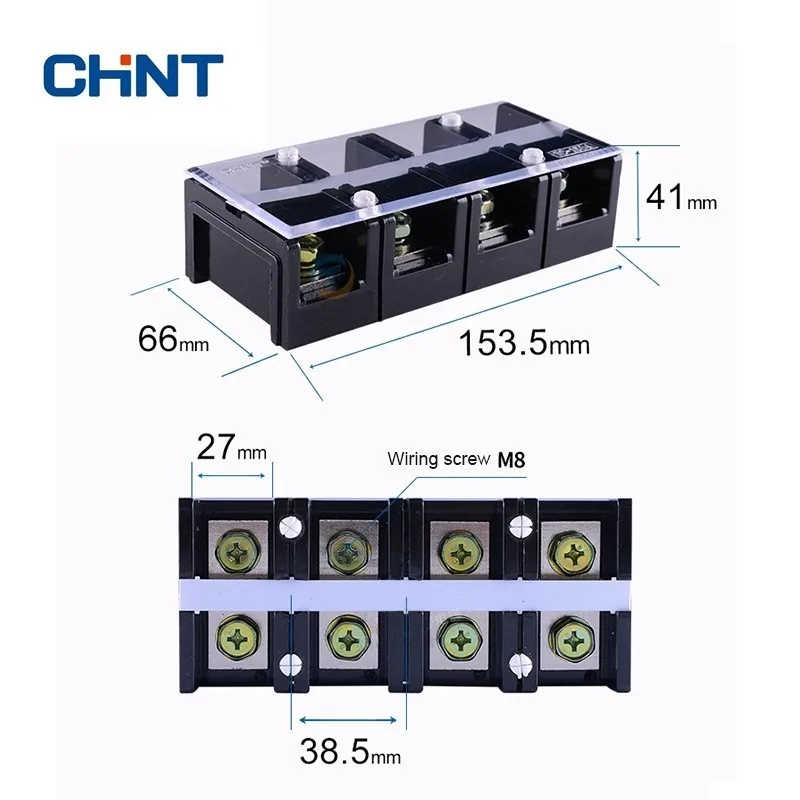 CHNT TC1504 Клеммная колодка высокого электрического тока Соединительная клемма 150A 4
