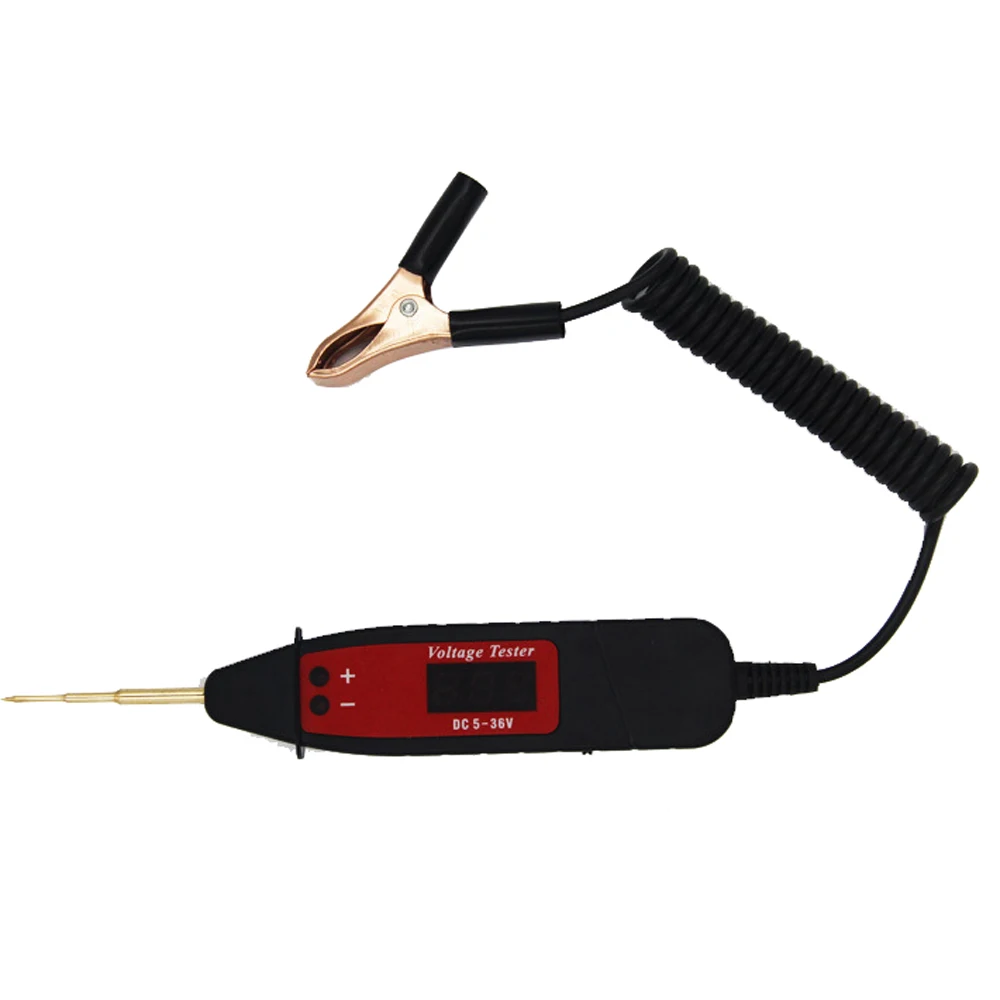 Universal Multifunctional Car Digital LCD Electric 5-36V Test Pen Probe Detector Tester LED Light Automotive Diagnostic Tool | Автомобили