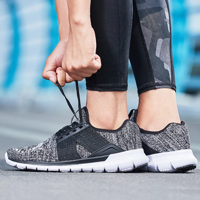 Li Ning мужские беговые кроссовки FLEX RUN V2 гибкий светильник подкладка моно пряжа