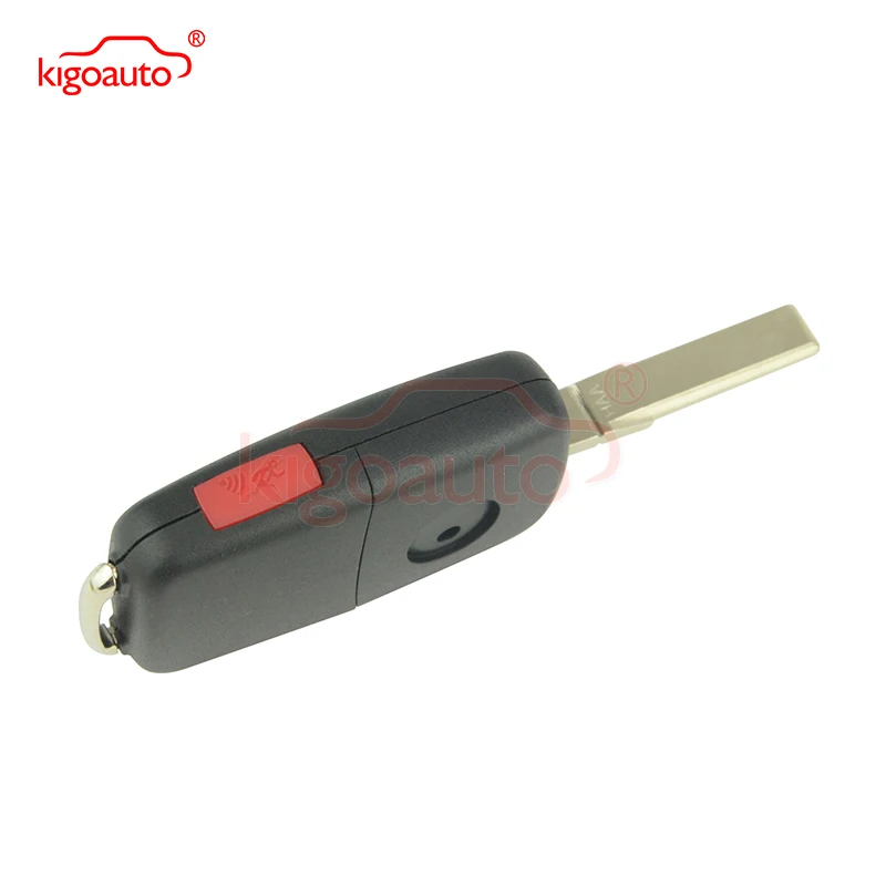 Kigoauto 5 шт. NBG010180T 3 кнопки с пустой лезвием для VW Beetle Passat Jetta 2014 раскладной чехол
