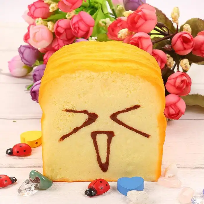Игрушка Тост сжимается Сладкая медленная милая игрушка забавная имитация
