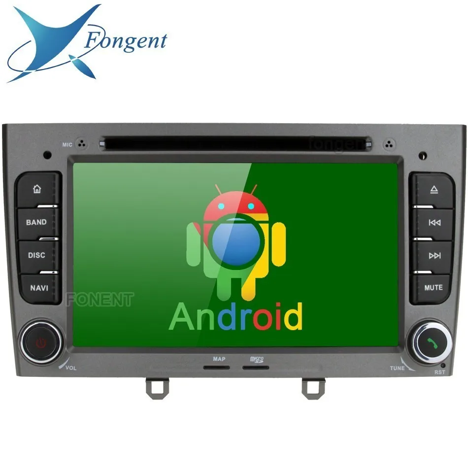 Android для Peugeot 408 2010 2011 308 2008 2009 Автомобильный мультимедийный DVD плеер радио GPS