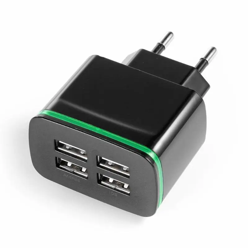 Универсальное сетевое зарядное устройство с 4 USB портами 5 В а|Электрические
