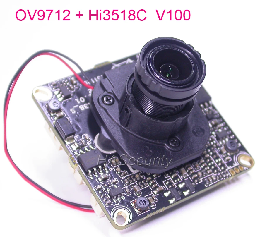 Улучшенная версия 720P 1/4 &quotOmniVision OV9712 CMOS + Hi3518C V100 IP камера печатная плата системы