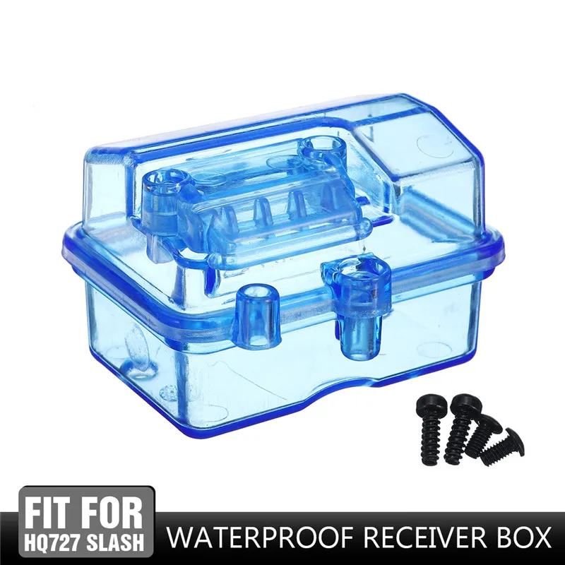 Blue Plastic Receiver Receiving Box for Huanqi727 / Slash RC Car Remote Control Accesory Waterproof | Parts &amp Accs