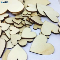 wooden love heart wood chips wedding table scatter decoration crafts diy craft accessories vintage wedding decorations
