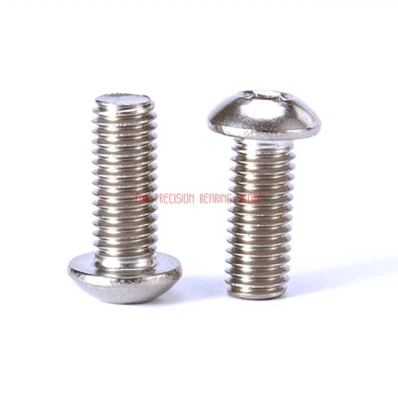 

Parafusos M5 Bolt A2-70 Button Head Socket Screw Sus304 Stainless Steel M5*(8/10/12/14/16/18/20/25/30/25/30/35/40/45/50~100) Mm