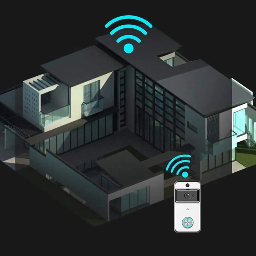 Дома беспроводной wifi звонок видео Камера 1280x720 телефон PIR IP53 Поддержка 802.11b/g/n