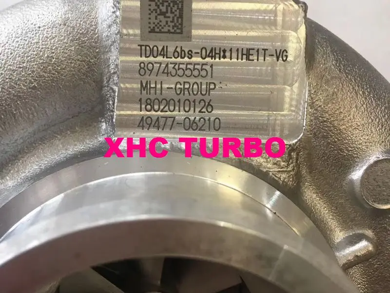 Новый оригинальный Турбокомпрессор MHI TD04L 8974355551 49477-06210 для JIANGXI ISUZU D-MAX 4JJ1-TC3.0T 130KW Euro