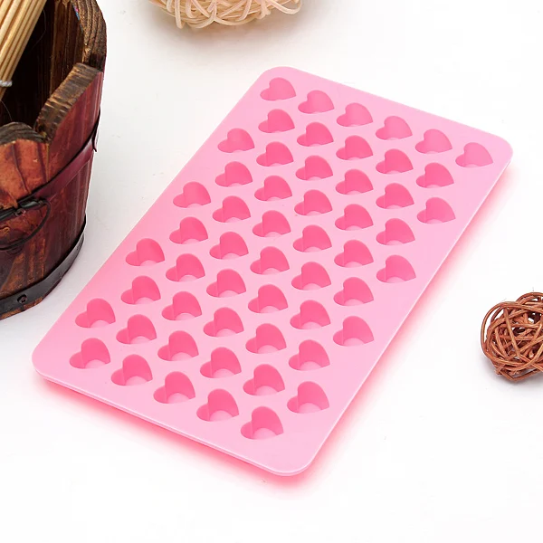Home Silicone 55 Heart Cake Chocolate Cookies Baking Mould Ice Cube Soap Mold Tray Kitchen Cooking Tools | Дом и сад