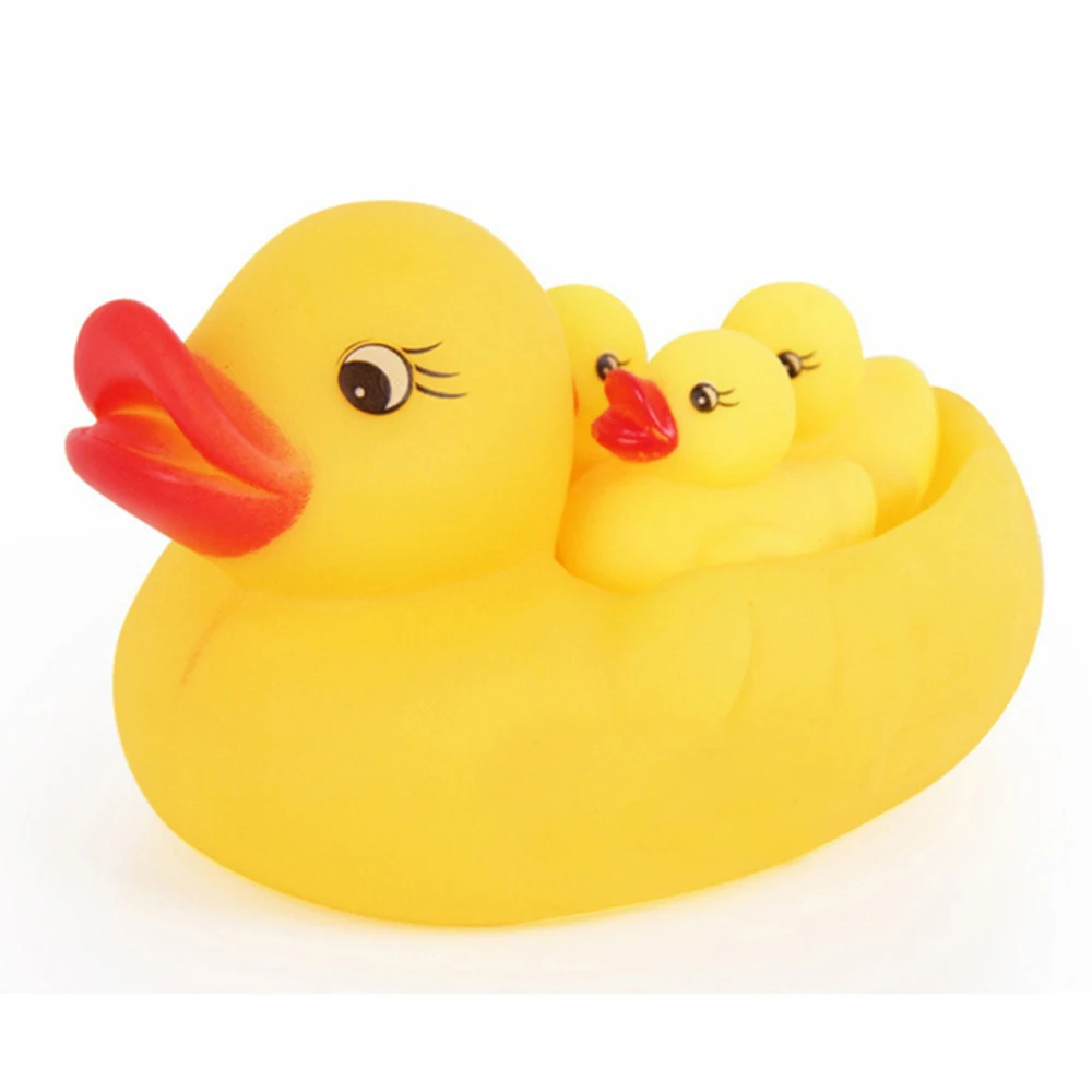 Hot Sale 4 Parts And Rubber - Llow Family Bathroom Bath Floating Duck Toy | Игрушки и хобби