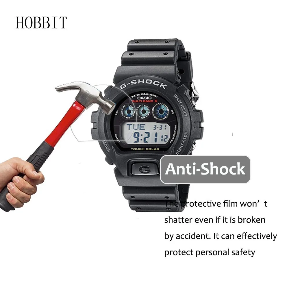 3 шт./упаковка Противоударная Защитная пленка для экрана Casio DW6900 GW6900 GW7900 GR8900