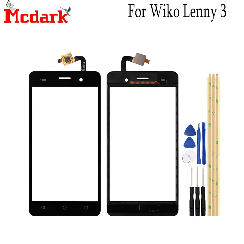 5 0 дюймов для Wiko Lenny 3 спереди Стекло сенсорный экран мобильный телефон кожаный