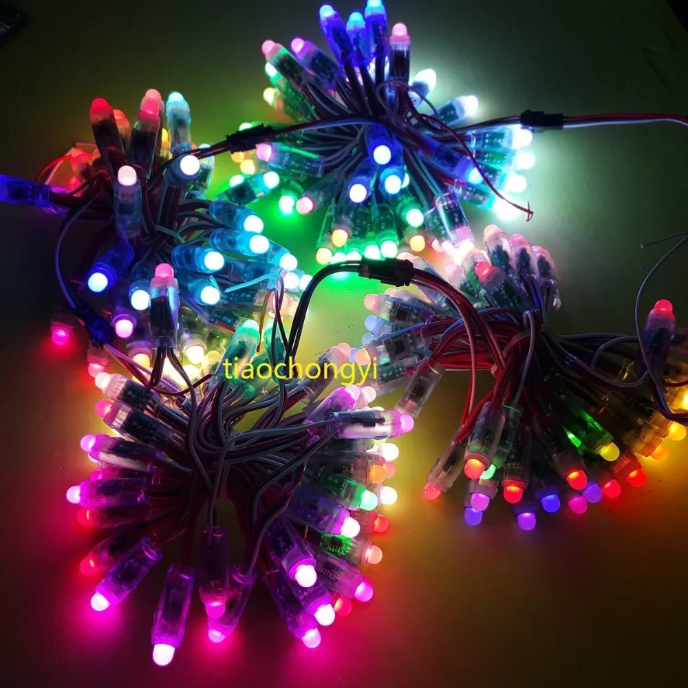 5 в 12 В WS2811 2811 IC RGB полный цвет мм пикселей цифровой адресуемый сон Цвет LED Pix els