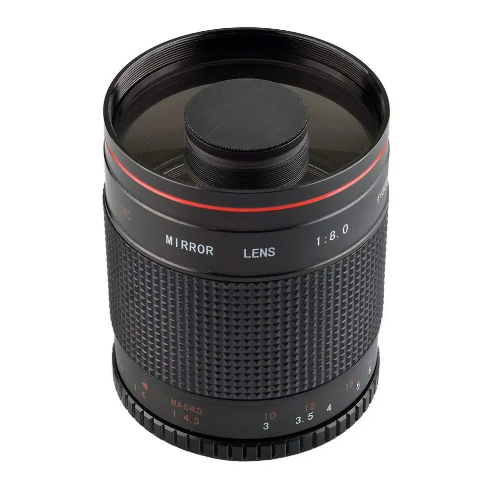 Lightdow 500 мм F/8 зеркало телефото объектив с фиксированным фокусным расстоянием для