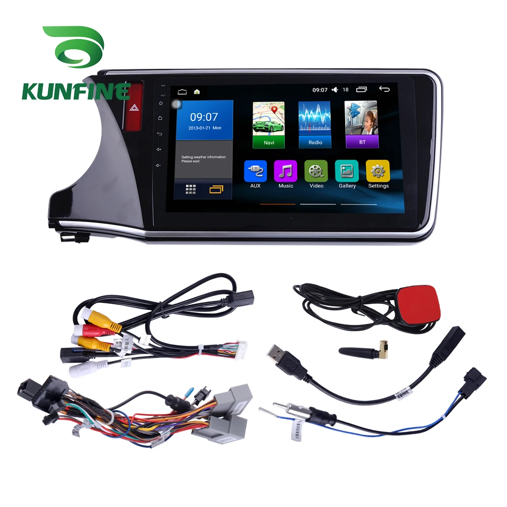 Восьмиядерный 1024*600 Android 8 1 автомобильный DVD GPS навигационный плеер Deckless стерео для