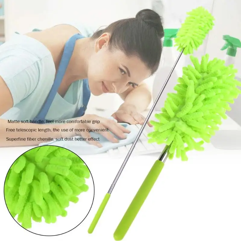 Scalable Duster Clean Brush Desktop Cleaning Telescopic Dusters Chenille | Дом и сад