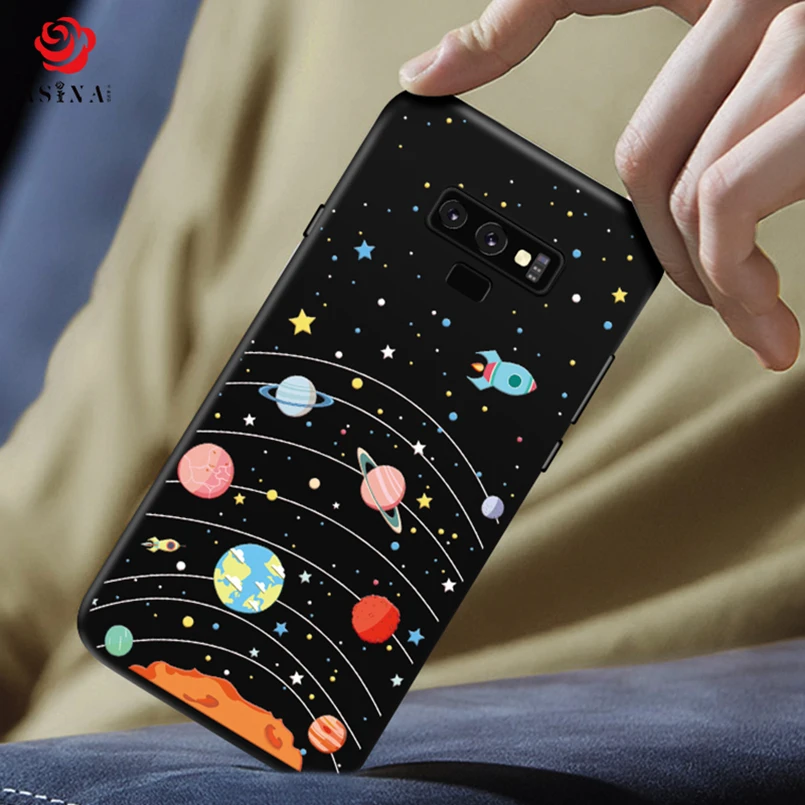 Милый мультяшный силиконовый чехол для Samsung Galaxy Note 9 оригинальный Силиконовый