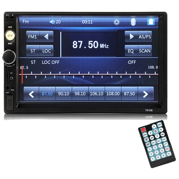 Обновление 7010B 2 Din Автомобильный Радио 7 дюймов плеер Mp5 Пресс Экран Bluetooth