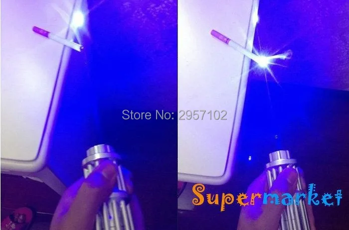 

High Power Military 450nm 1000w 100000m Blue Laser Pointer Flashlight Light Burn Match Candle Lit Cigarette Wicked Lazer Hunting