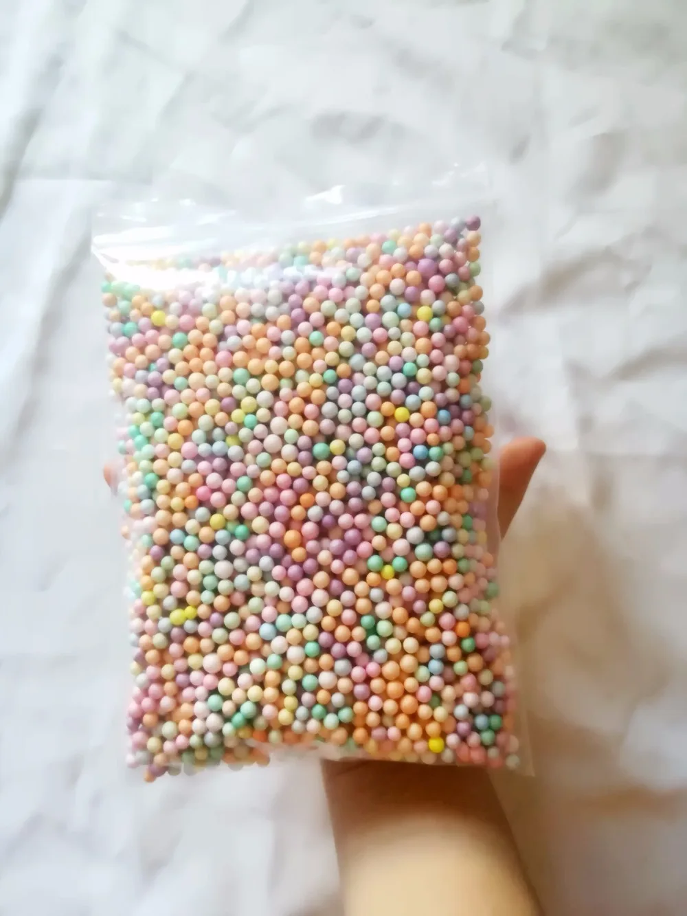 2 3 5 мм 16000 шт. Снежная грязь частицы мини цвет Floam Slime DIY аксессуары радужные