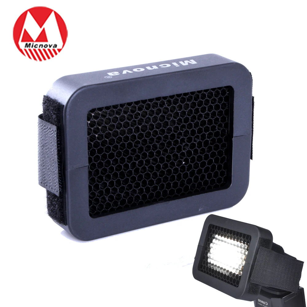 MICNOVA 1/8 &quotУниверсальный Honeycomb сетчатая вспышка MQ FW01 для Портативный Камера Flash