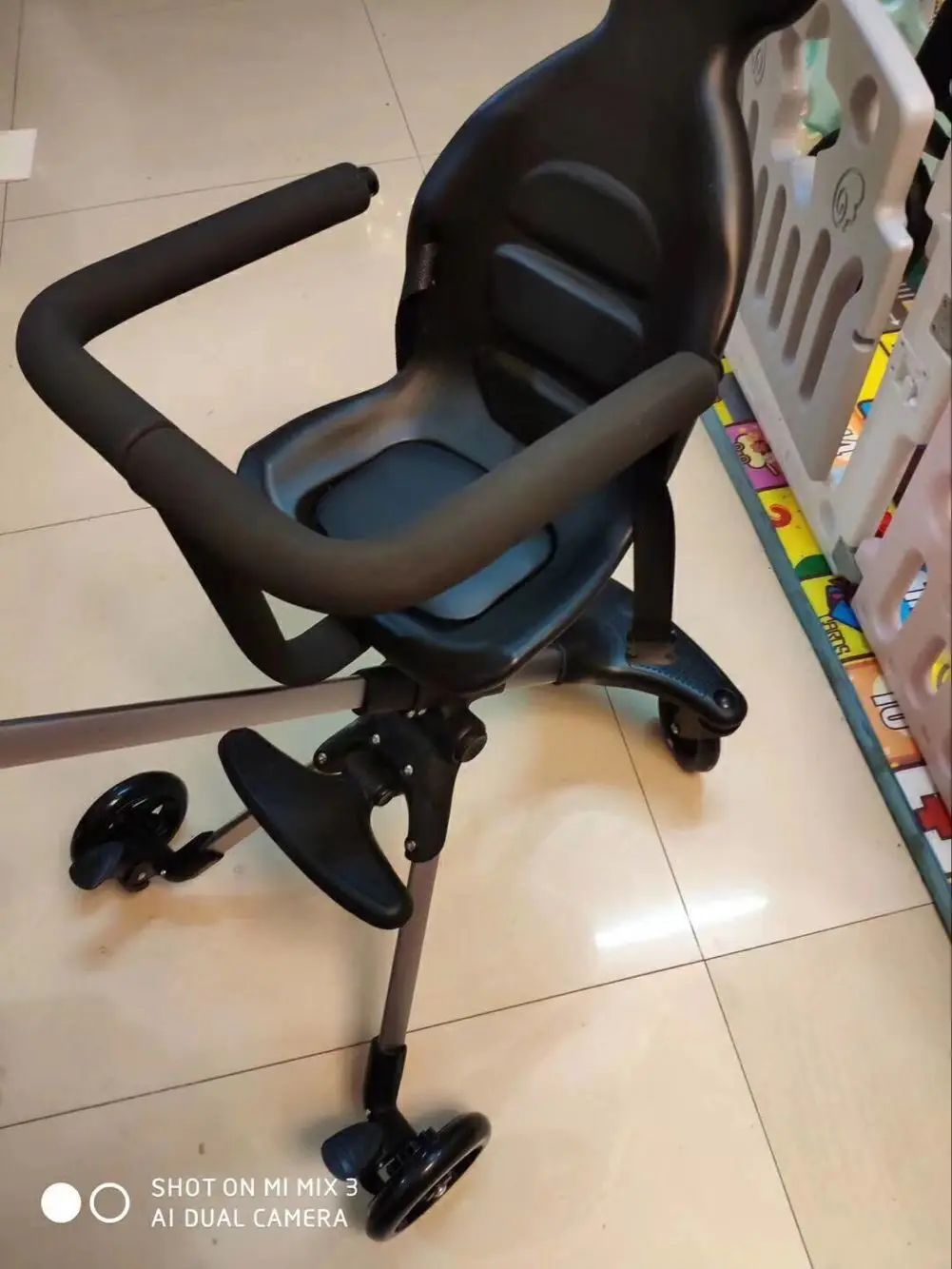 Прогулочный трехколесный велосипед для детей от 6 месяцев до 5 лет светильник на