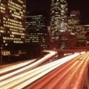 Небоскребы в городе Лос-Анджелес Калифорния США 2010 плакат печать (18x6) | Дом и сад